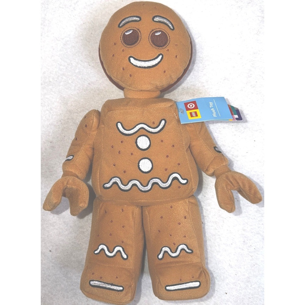 LEGO x Target 14" Gingerbread Man Minifigure Plush Stuffed Holiday Christmas